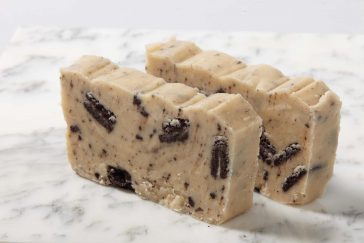 Fudge - Slices – Front Label - cookies-and-cream