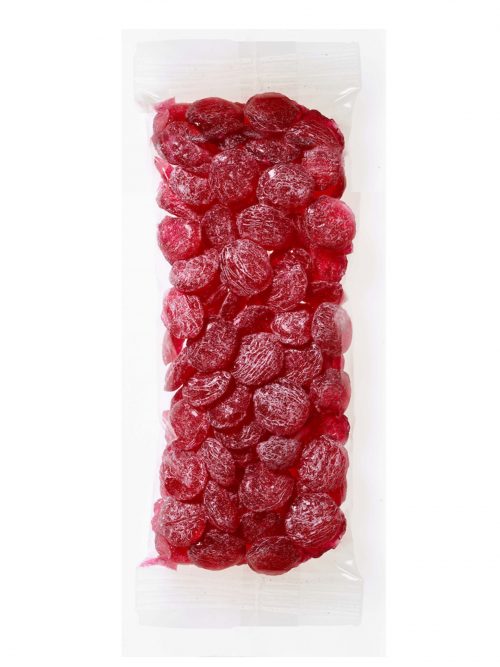 Hard Candies - Packaged – Back Label - cherry